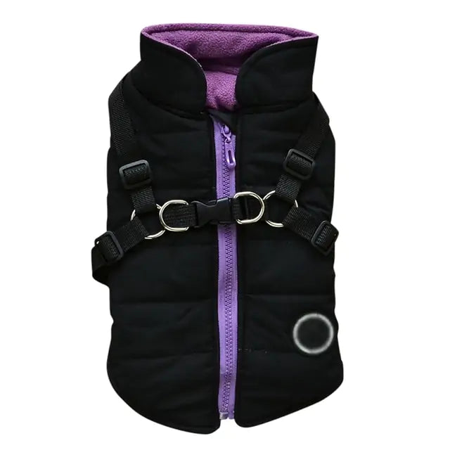 RainShield Waterproof Dog Coat With Harness