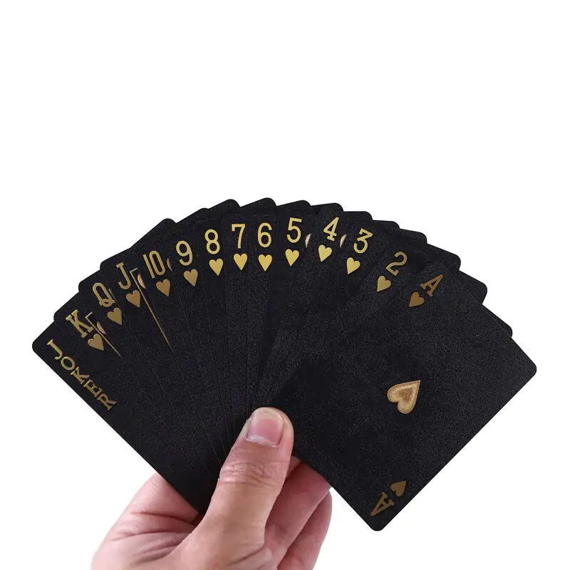 Black and Gold Playing Cards