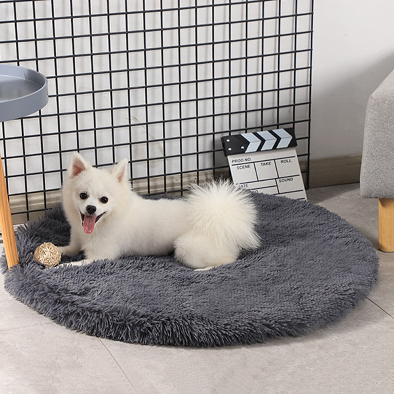 Plush Pet Bed for Smaller Breeds