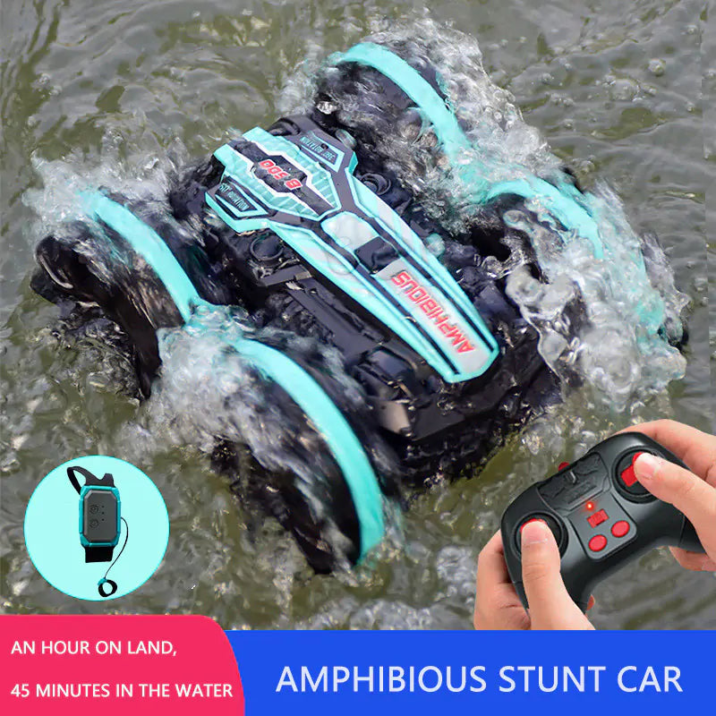 AquaRacer Amphibious Radio Controlled Stunt Car