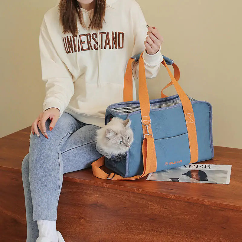 ComfyCarrier Canvas Pet Carrier Bag