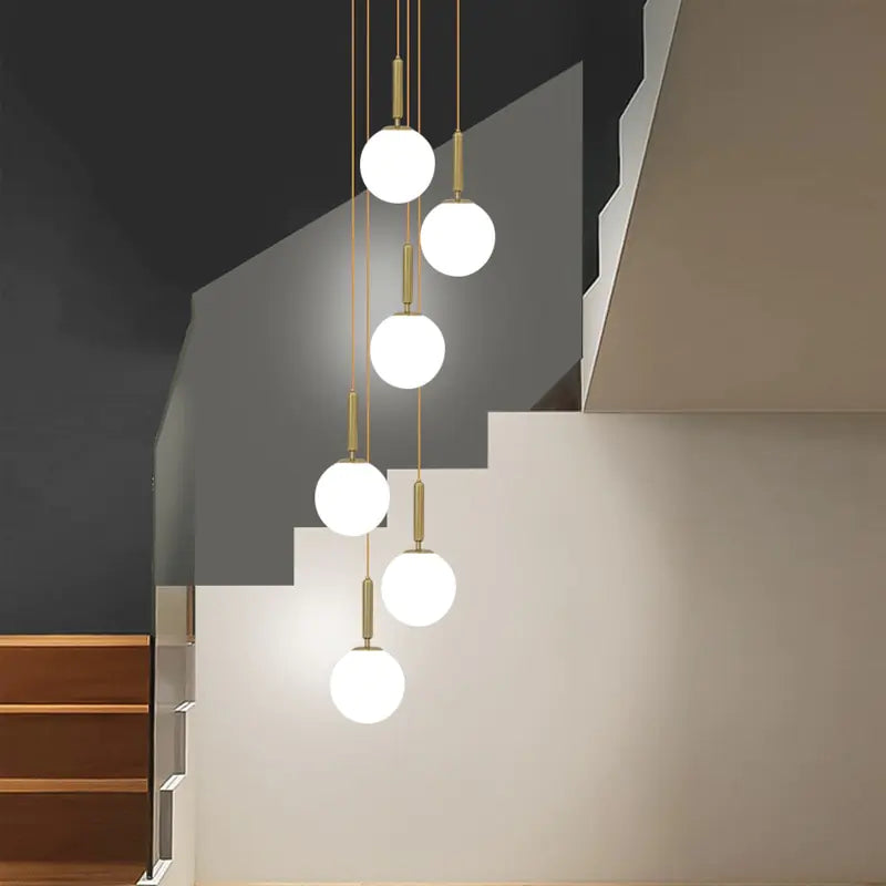 CrystalGlow Orb Chandelier