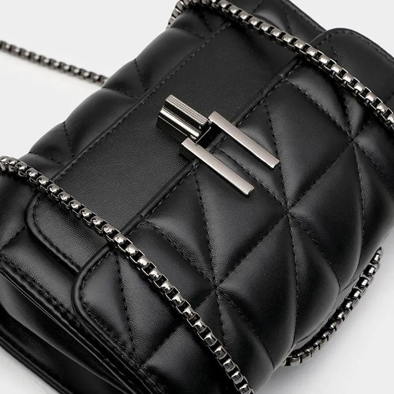 Faux Leather Crossbody HandBag