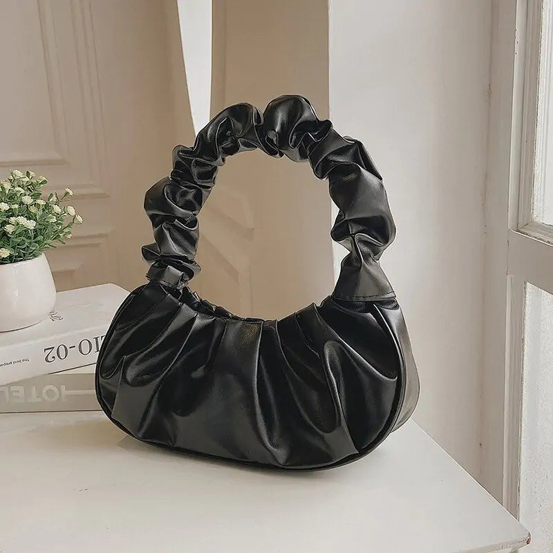 Pleated Cloud Handbag