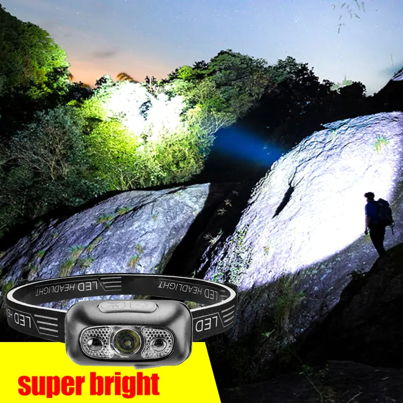 PowerGlow Rechargeable Sensor Headlamp