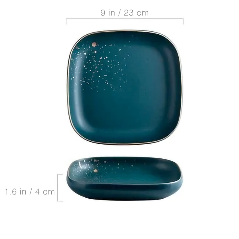 Nordic Green Ceramic Dinnerware Set