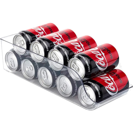 Refrigerator Beverage Can Organizer Tray