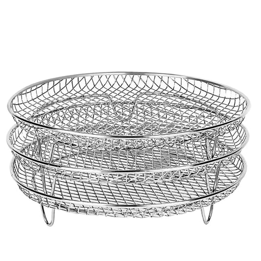 ChefStack Round Air Fryer Racks, Set of 3