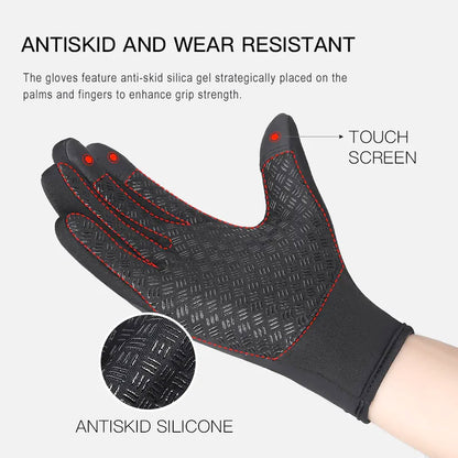 Unisex Touchscreen Waterproof Full Finger Thermal Gloves