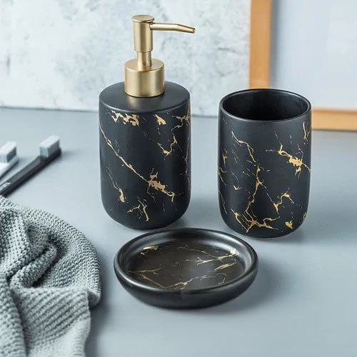 Nordic Elegance Ceramic Bathroom Set