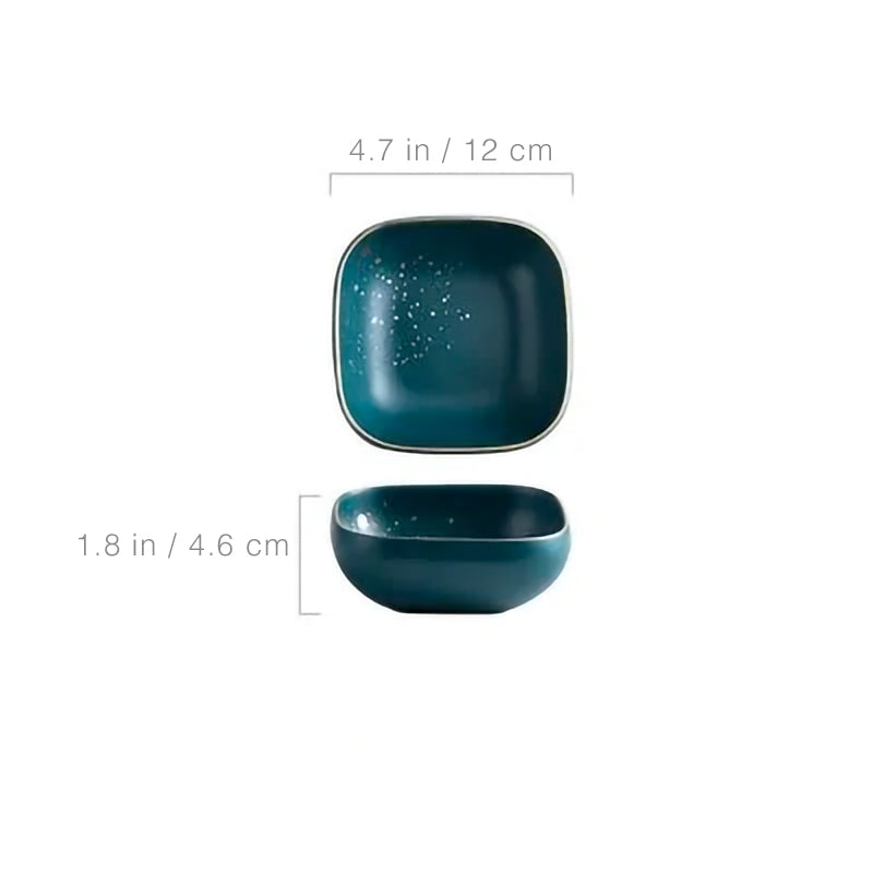 Nordic Green Ceramic Dinnerware Set