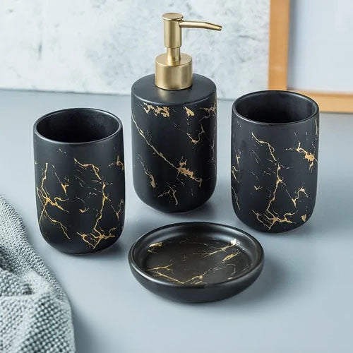 Nordic Elegance Ceramic Bathroom Set