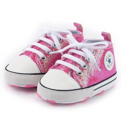 Twinkle Toes High Top Glitter Shoes