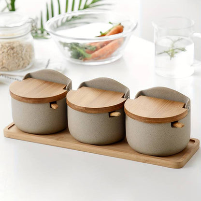 Gourmet Spice Boxes, Set of 3