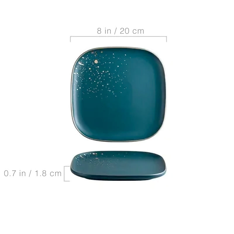 Nordic Green Ceramic Dinnerware Set