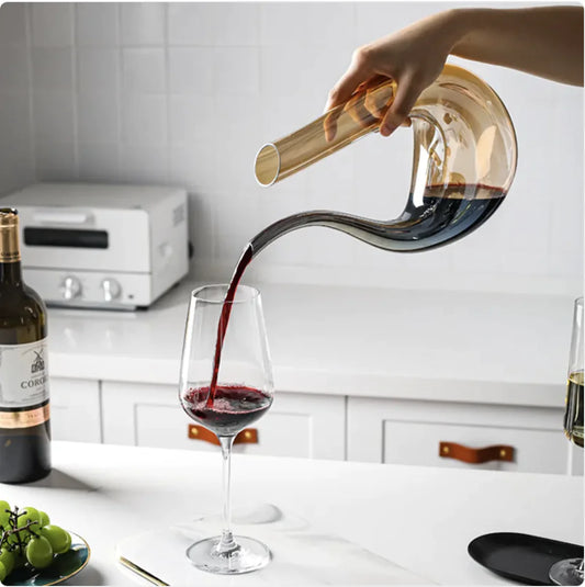 Artisan U-Shaped Wine Decanter