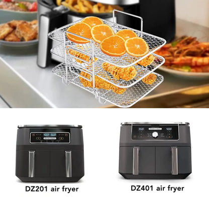 VersaRack Rectangular Air Fryer Racks, Set of 3
