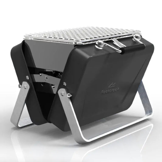 Rockbrook Portable Stainless Steel Charcoal Grill BBQ