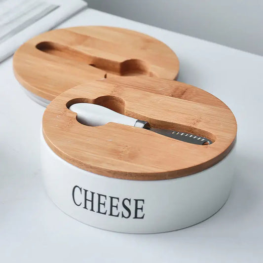 Stylish Ceramic Cream Cheese Dish