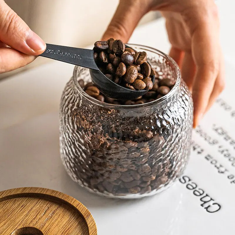 Classic Glass Canister with Natural Wood Lid