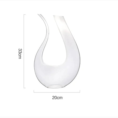 Artisan U-Shaped Wine Decanter
