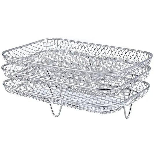 ChefStack Rectangular Air Fryer Racks, Set of 3