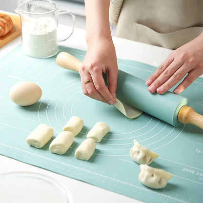 MasterBake Non-Slip Rolling Pin and Mat