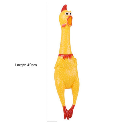 SqueakMaster Screaming Chicken Chew Toy