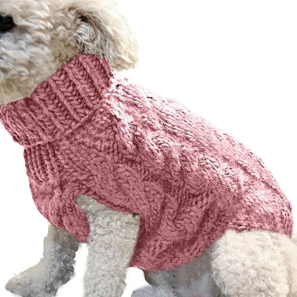 ComfyPup Soft Winter Cable Knit Sweater