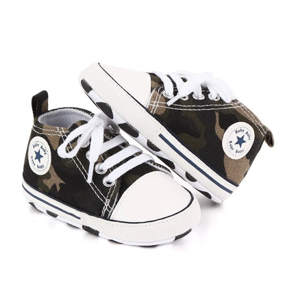 Little Explorer High Top Canvas Shoes
