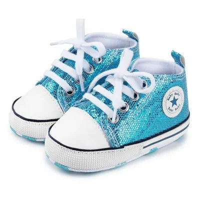 Twinkle Toes High Top Glitter Shoes