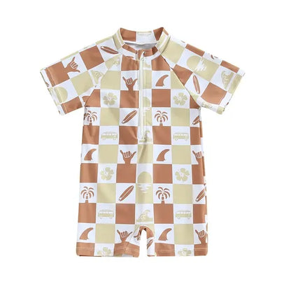 Sun Safe Toddler Rash Guard Swimsuit