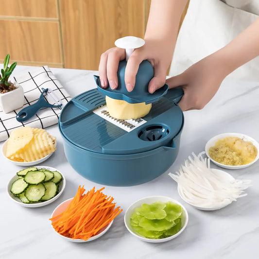 Premium 6-in-1 Chopper & Grater