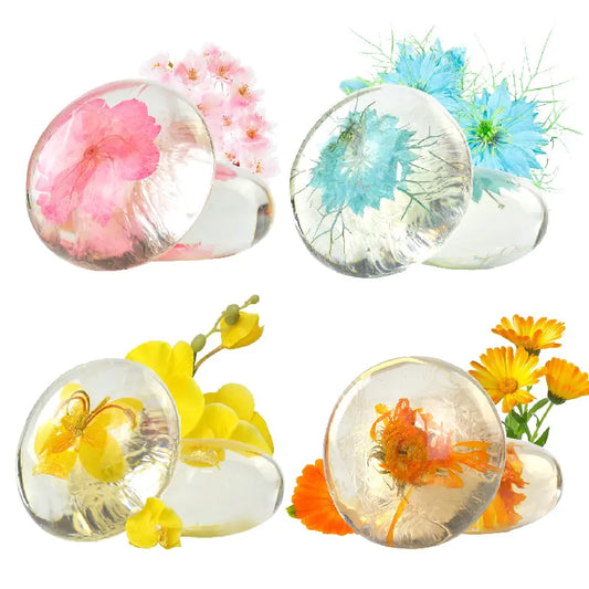 フローラルインフュージョン 本物の花の手作り石鹸