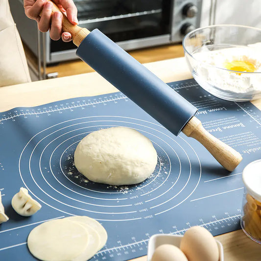 MasterBake Non-Slip Rolling Pin and Mat