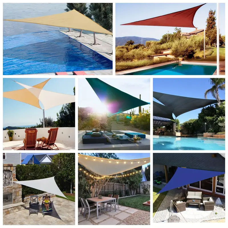 Triangular Weatherproof UVGuard Shade Sail