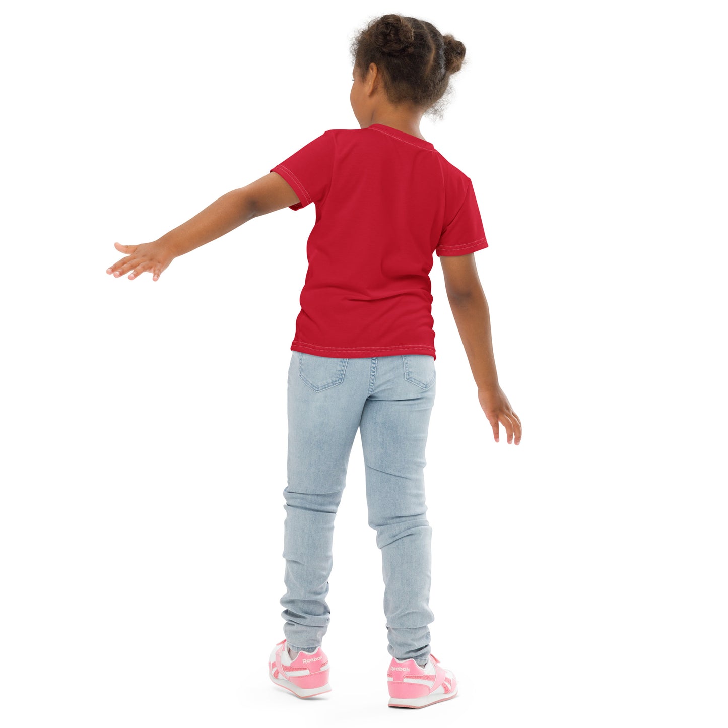 Kids crew neck t-shirt - Firebrick Red