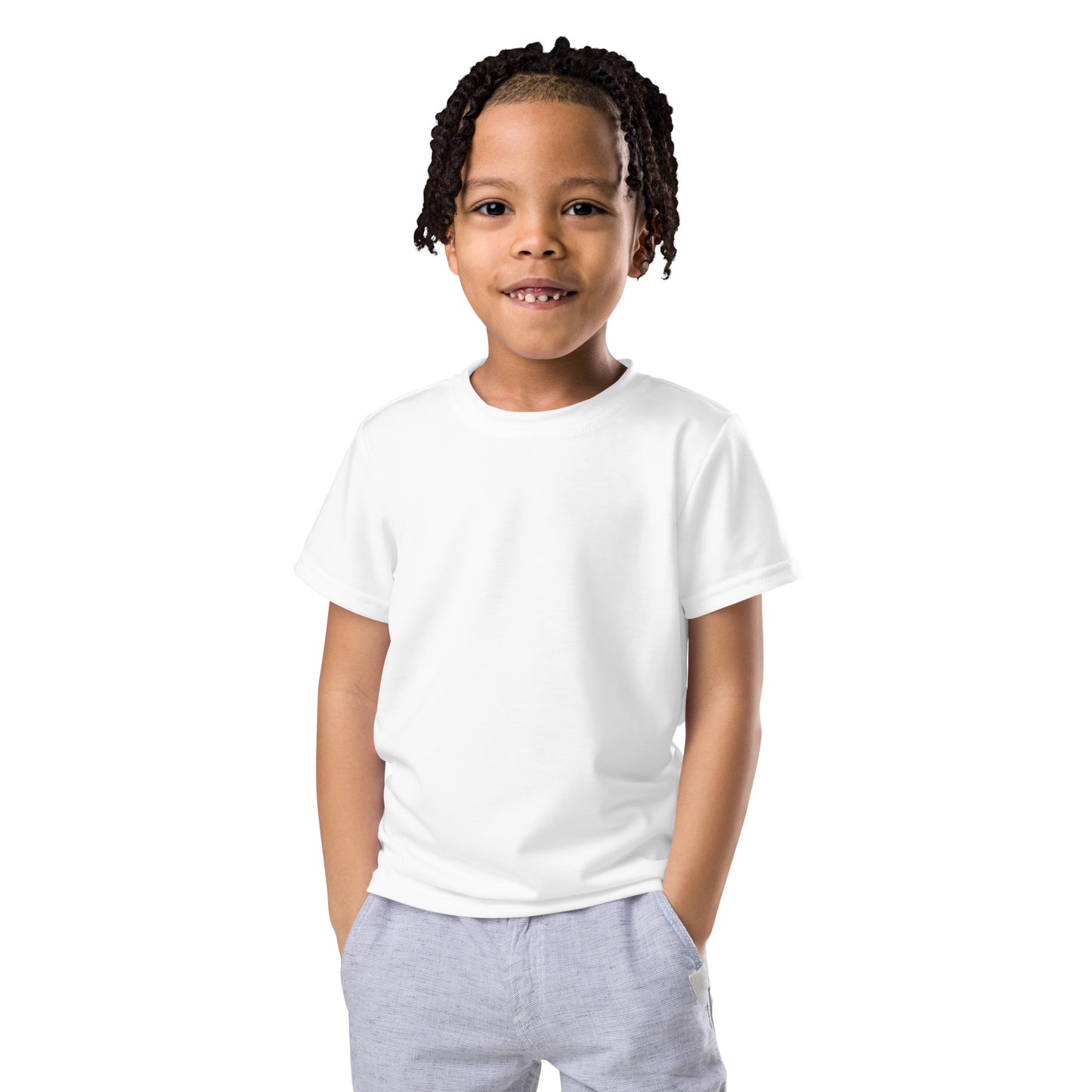 Kids crew neck t-shirt - Bright White