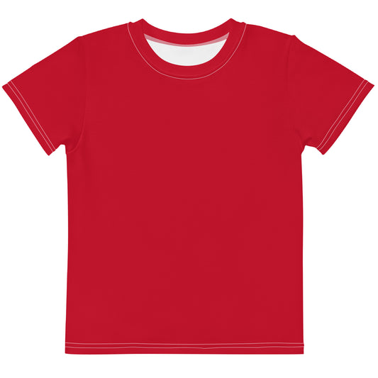 Kids crew neck t-shirt - Firebrick Red
