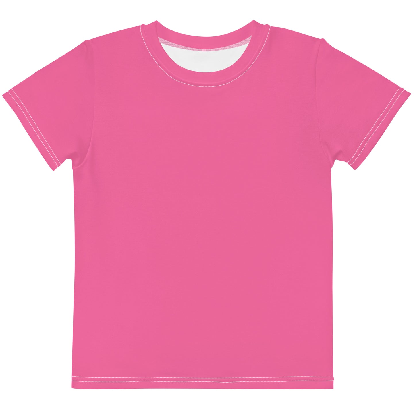 Kids crew neck t-shirt - Brilliant Rose