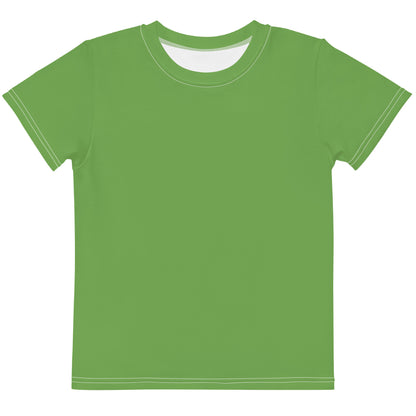 Kids crew neck t-shirt - Fern Green