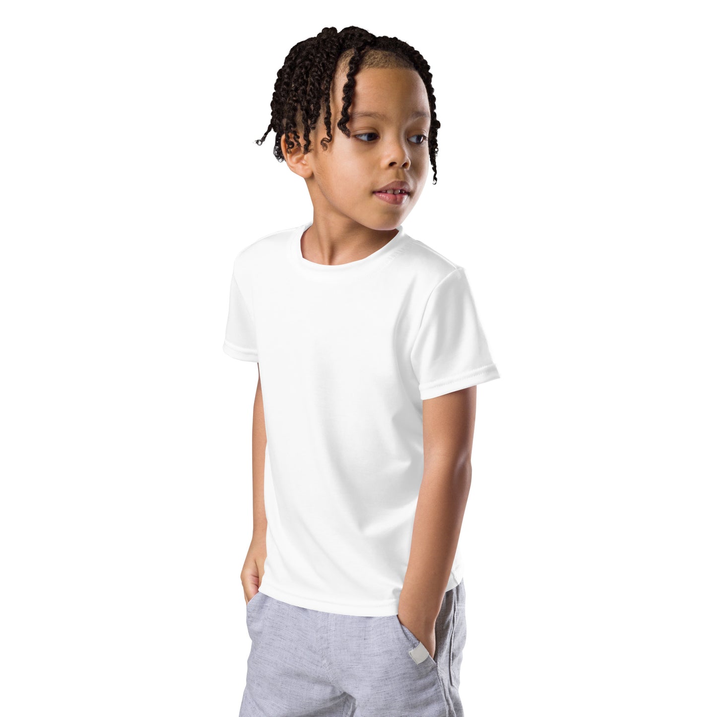 Kids crew neck t-shirt - Bright White