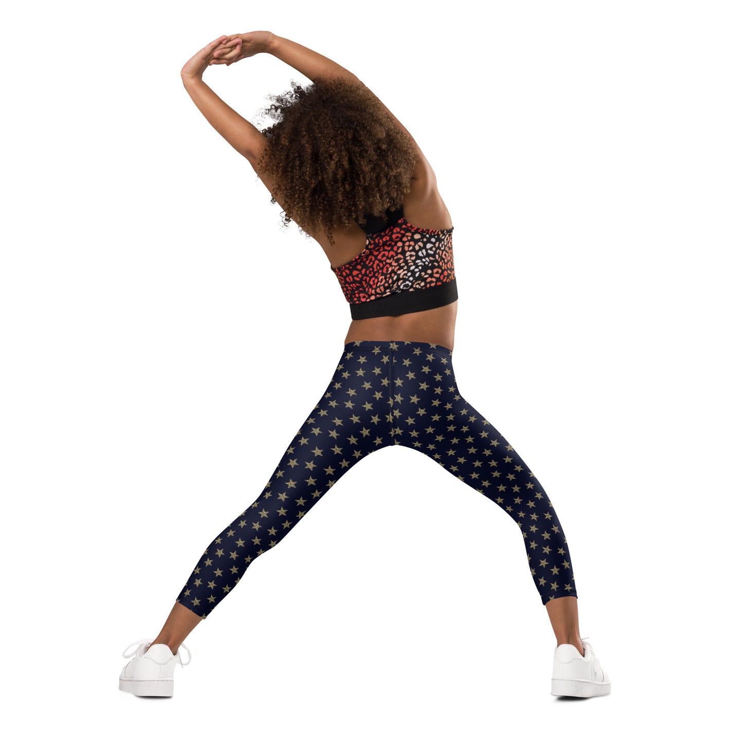 Kid's Leggings - Gold Stars