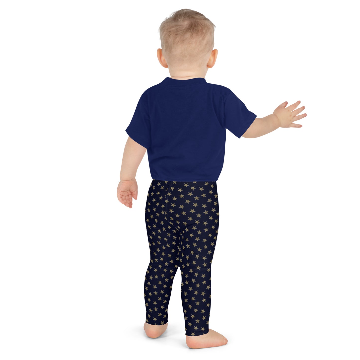 Kid's Leggings - Gold Stars