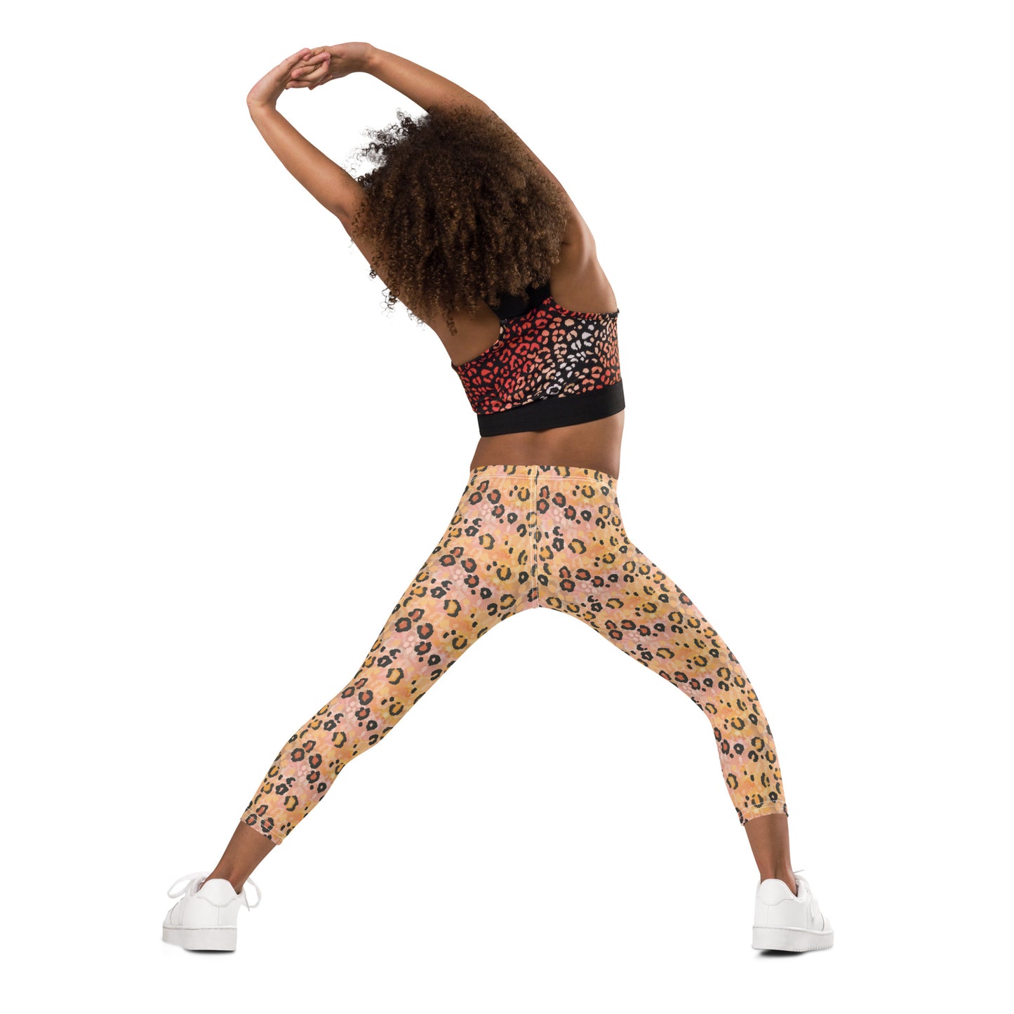 Kid's Leggings - Playful Leopard Print
