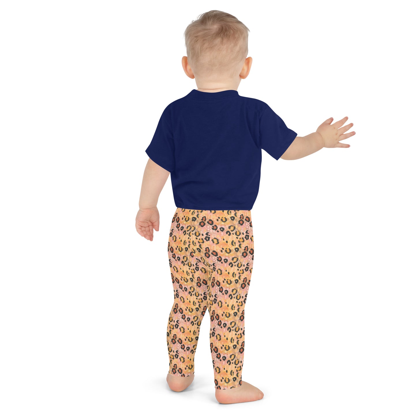 Kid's Leggings - Playful Leopard Print