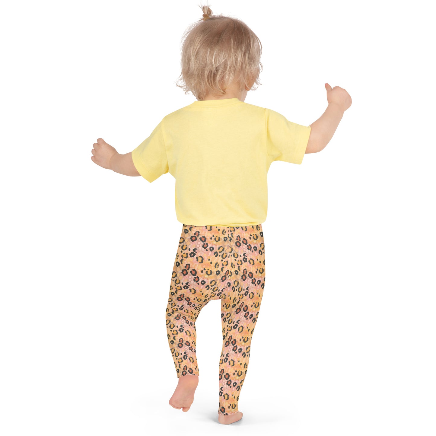 Kid's Leggings - Playful Leopard Print