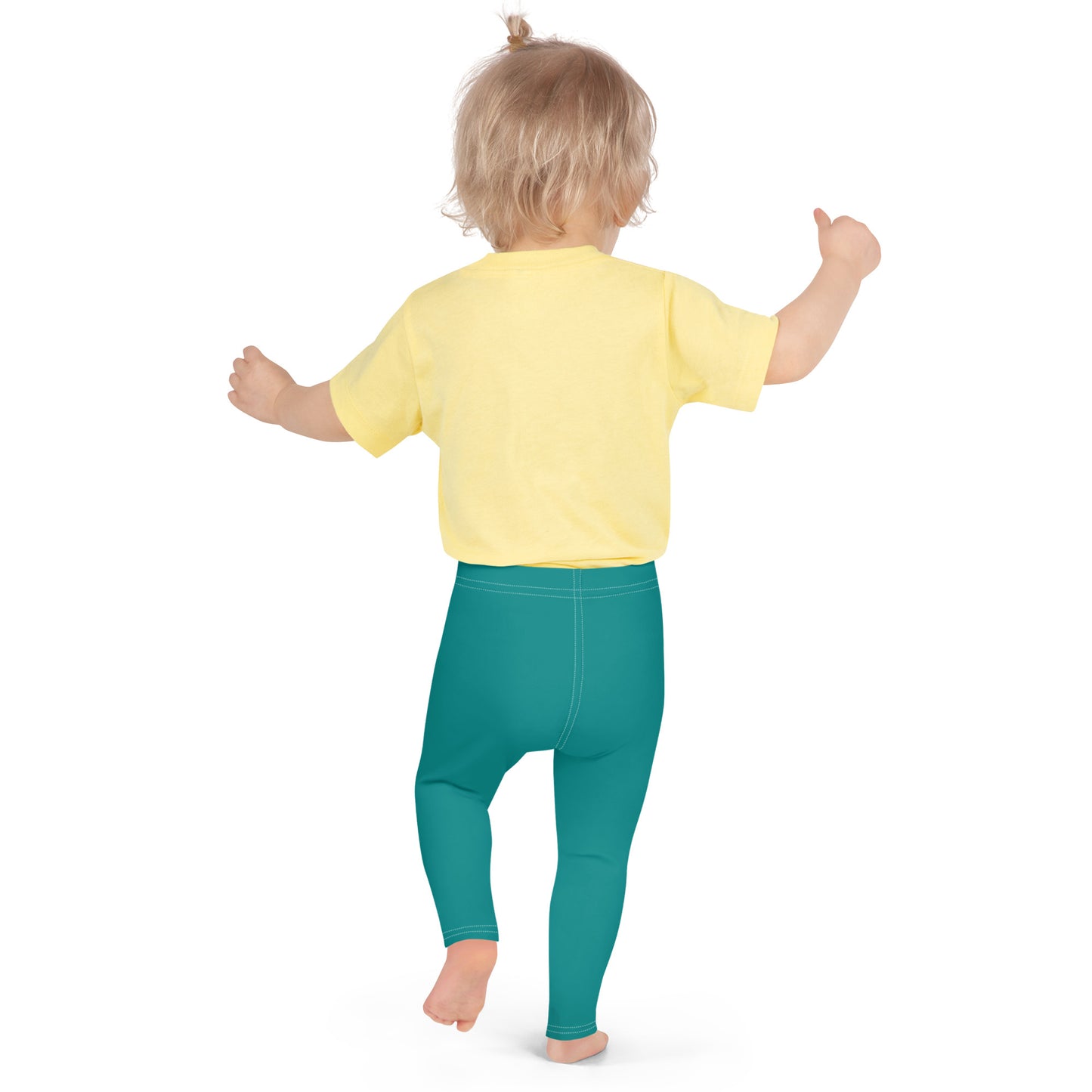 Kid's Leggings - Tropical Teal