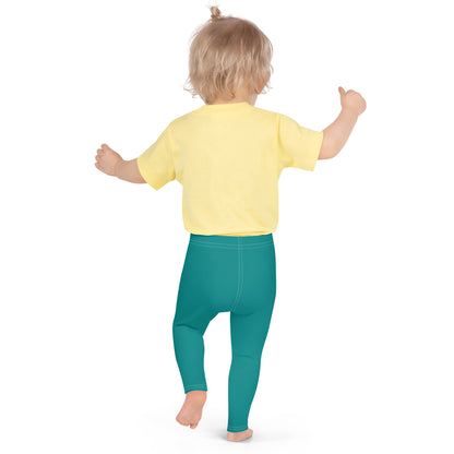 Kid's Leggings - Tropical Teal