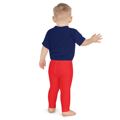 Kid's Leggings - Cherry Pop Red